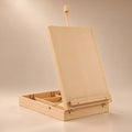Grande boîte-chevalet de table en hêtre