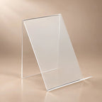 Chevalet d’exposition transparent pour livre