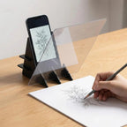 Chevalet de table avec écran transparent 