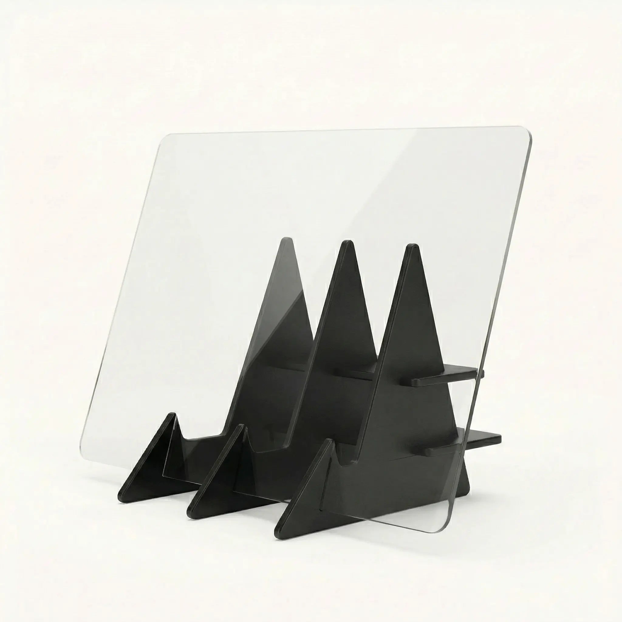 Chevalet de table avec écran transparent 