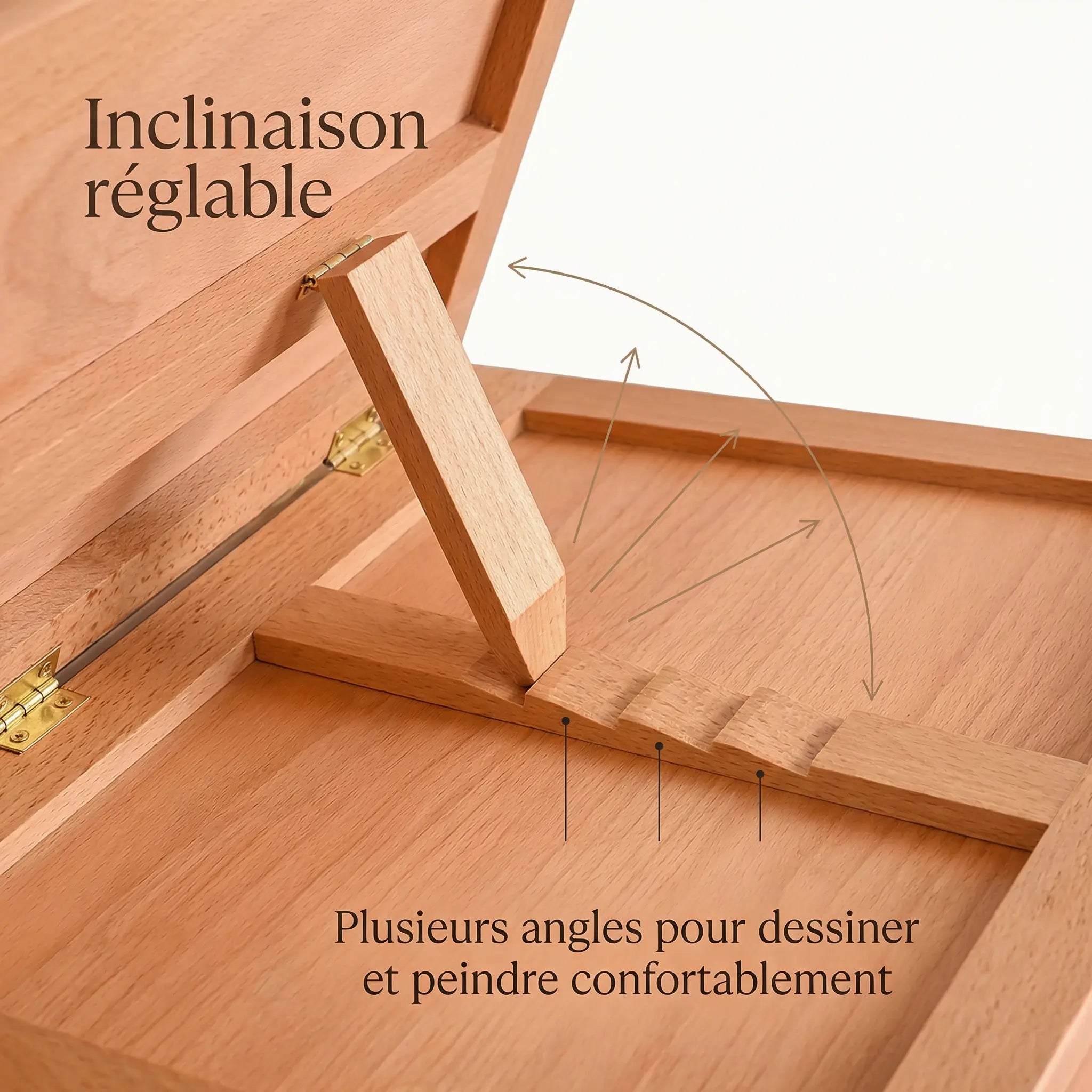 Chevalet de table avec tiroirs 