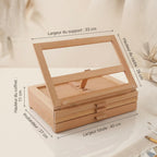 Chevalet de table avec tiroirs 