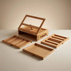 Chevalet de table avec tiroirs 