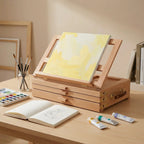 Chevalet de table avec tiroirs 