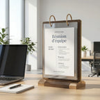 Chevalet de table menu restaurant