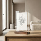 Chevalet de table plexiglass