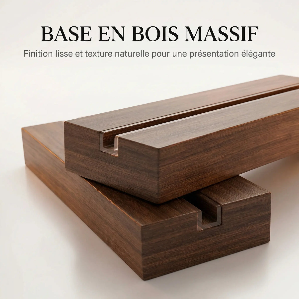 Chevalet de table plexiglass 