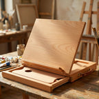 Chevalet de table pliable avec tiroir 