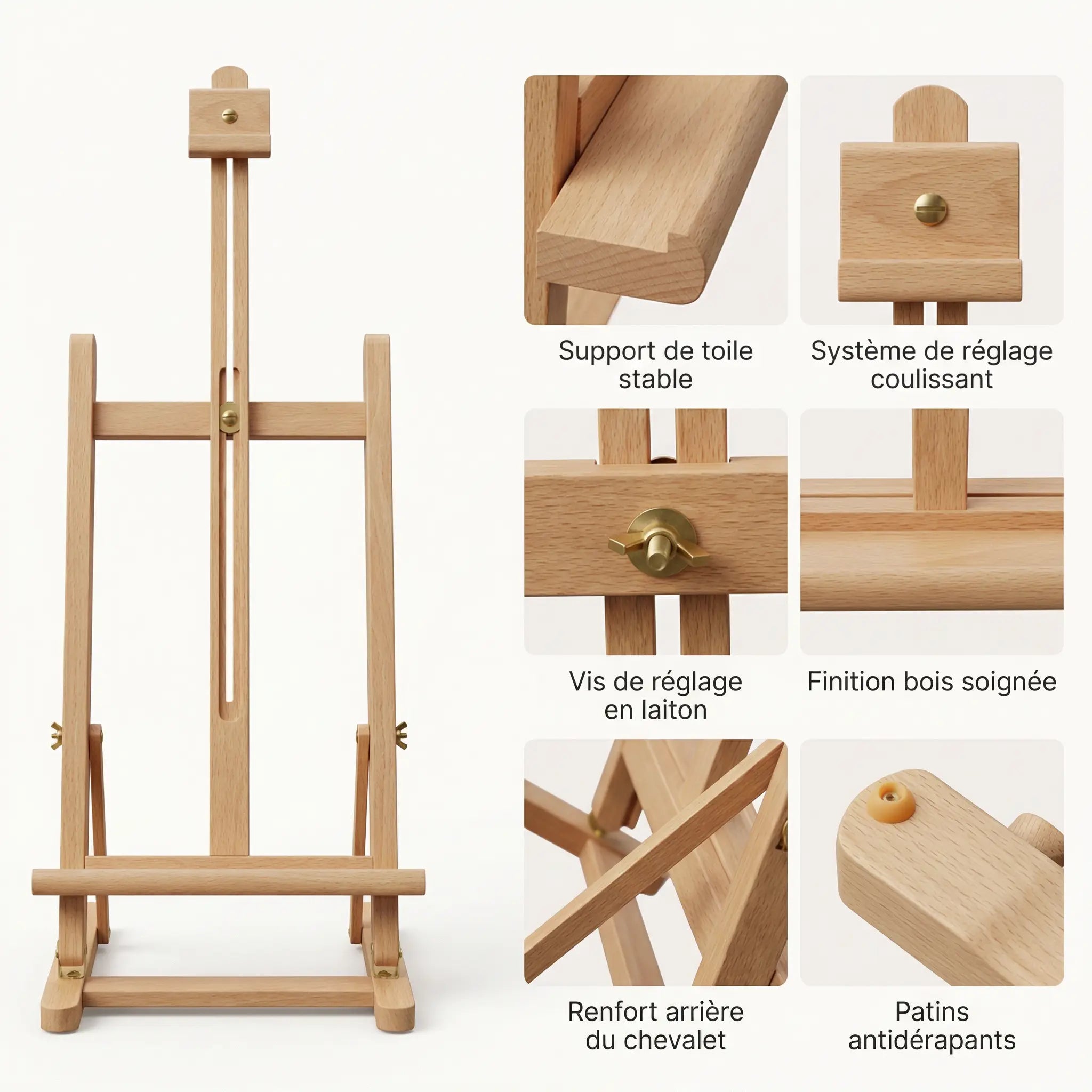 Chevalet de table réglable 