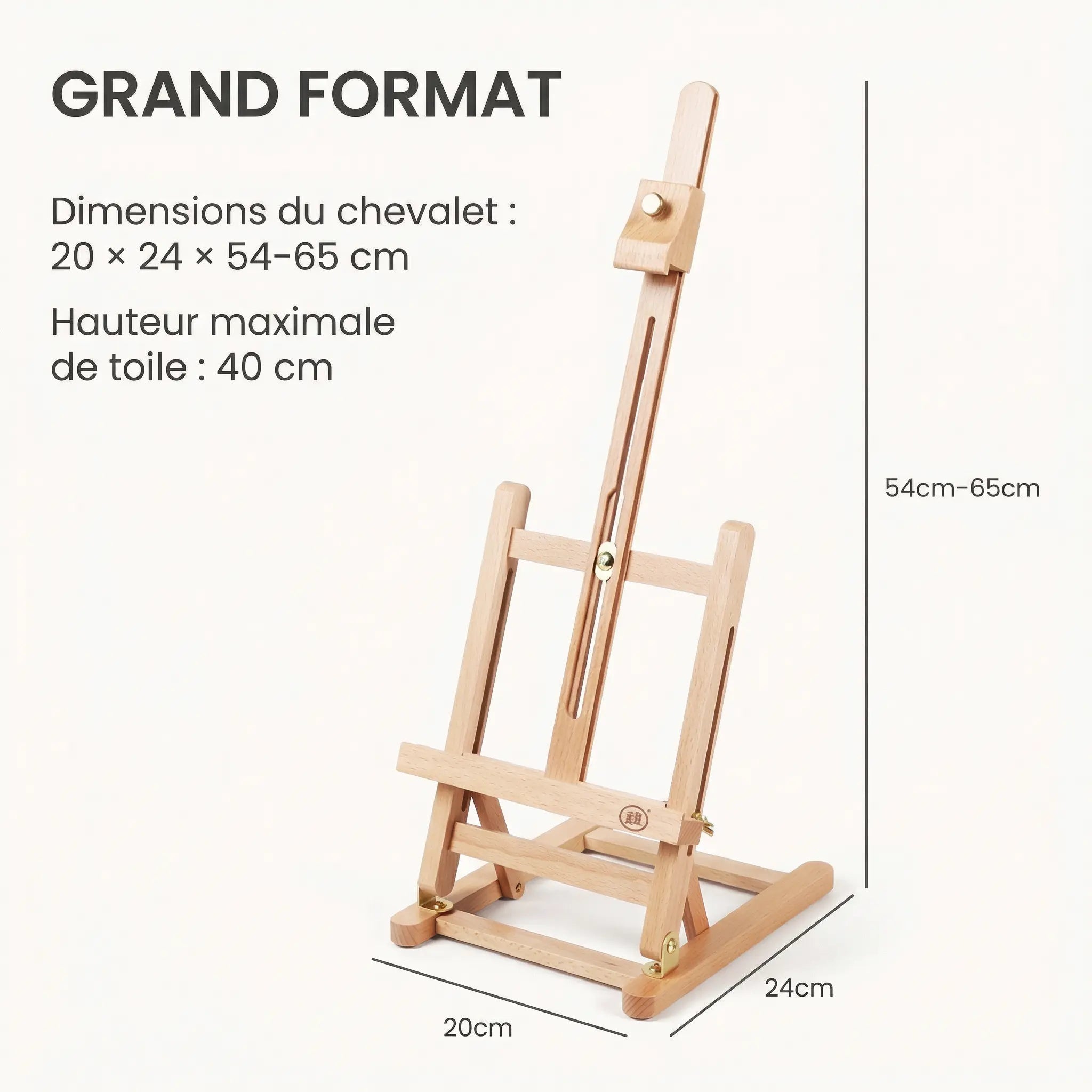 Chevalet de table réglable 