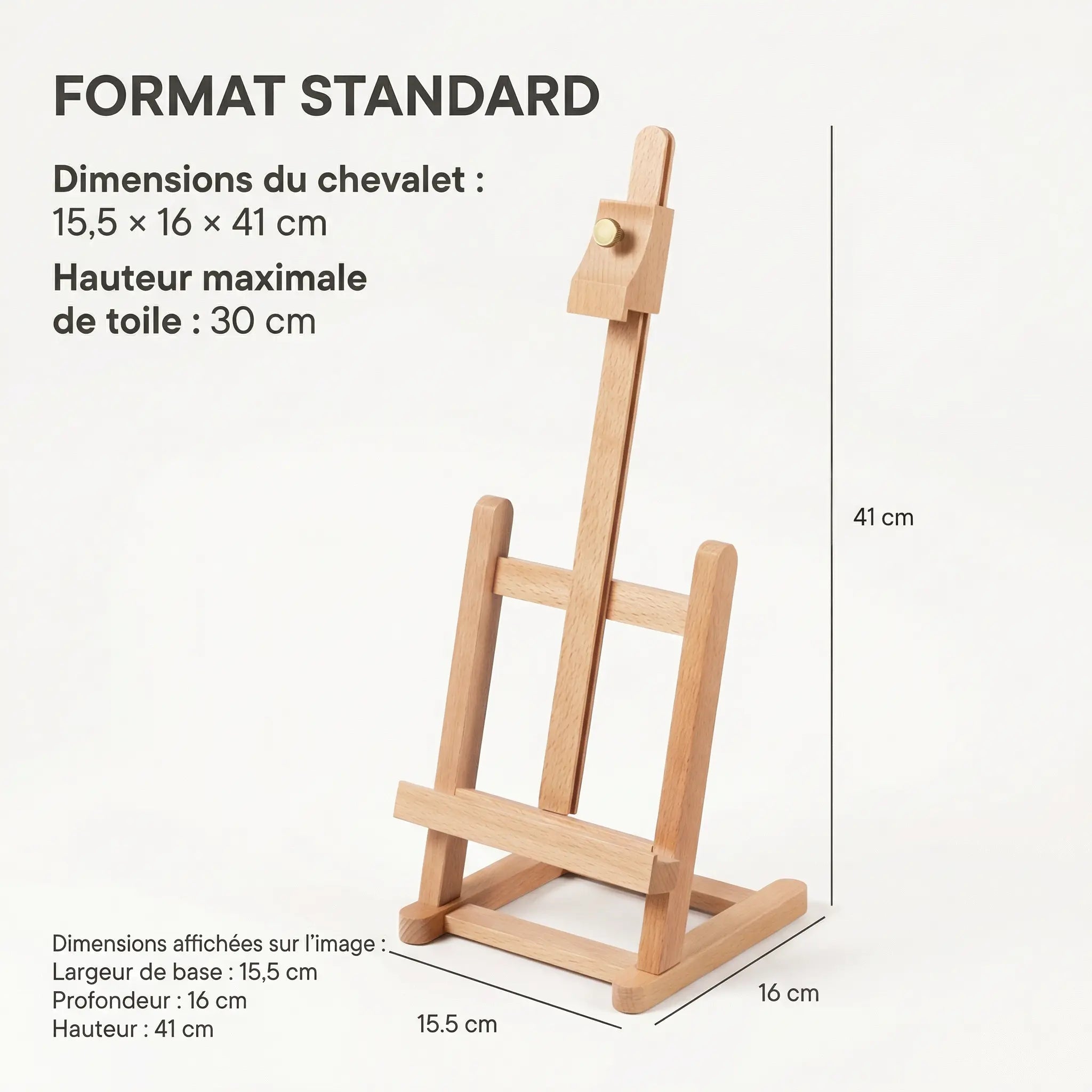 Chevalet de table réglable 