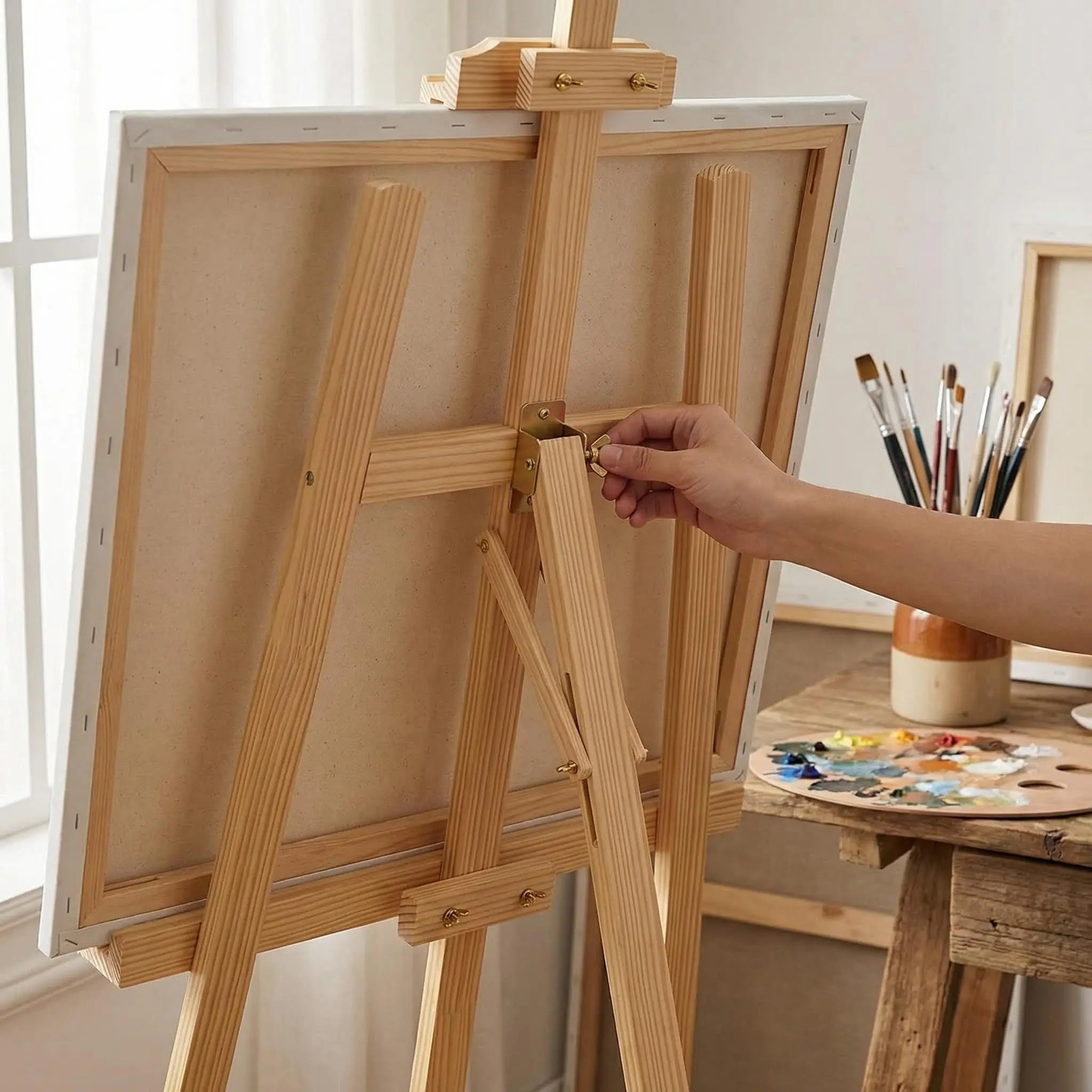 Chevalet en bois de studio 