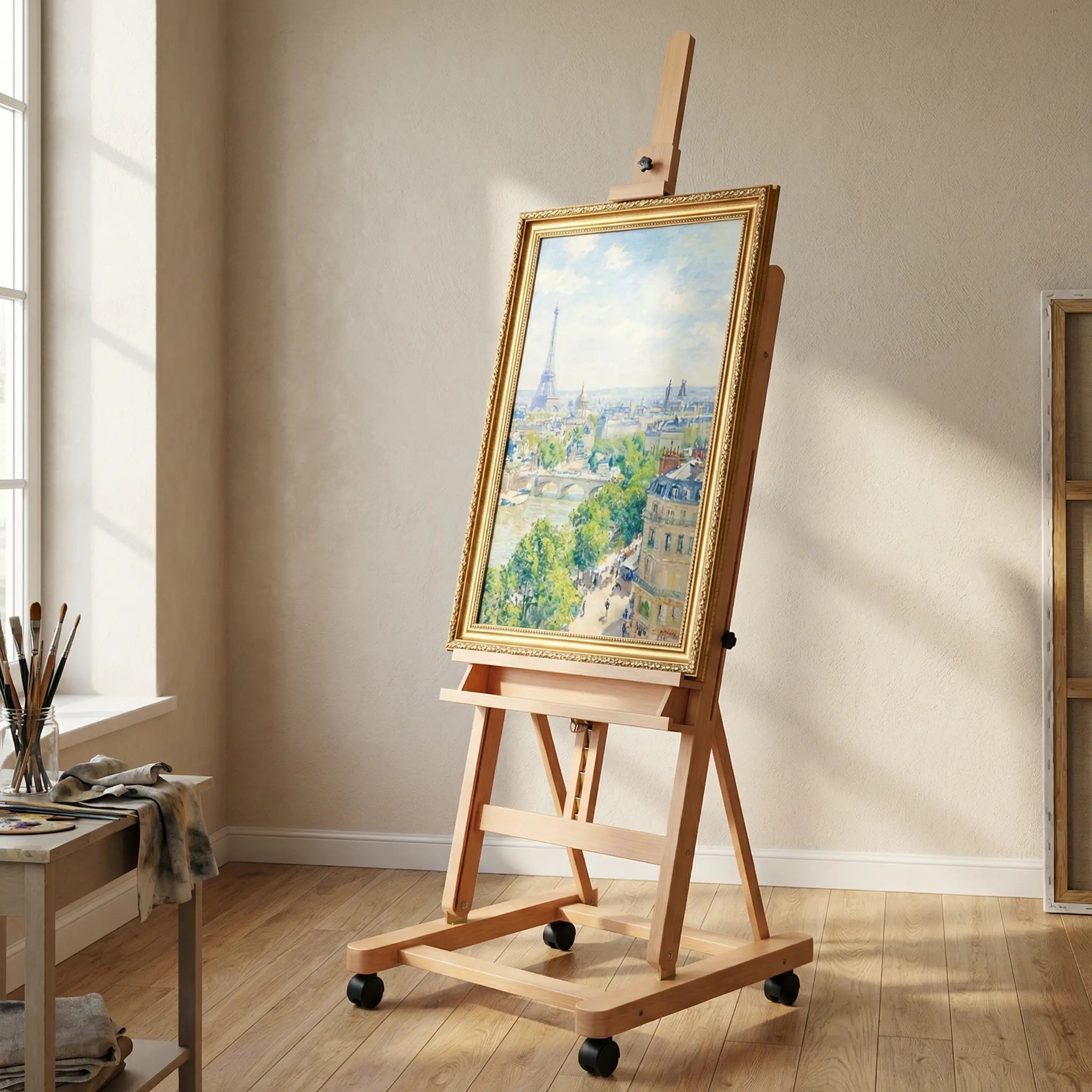 Chevalet en bois format cadre 