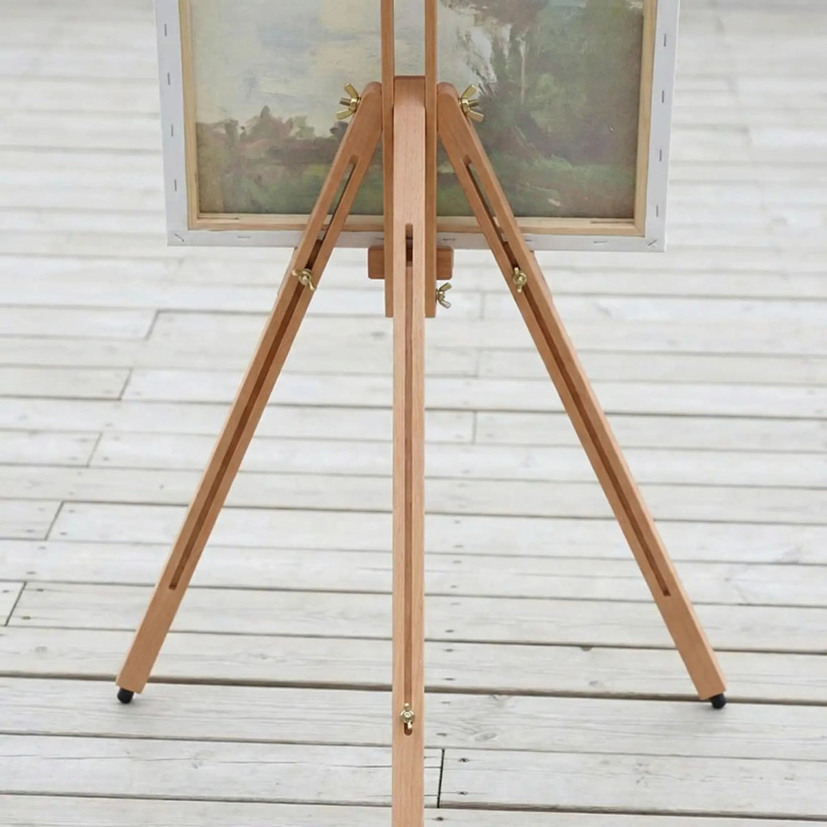 Chevalet en bois minimaliste 