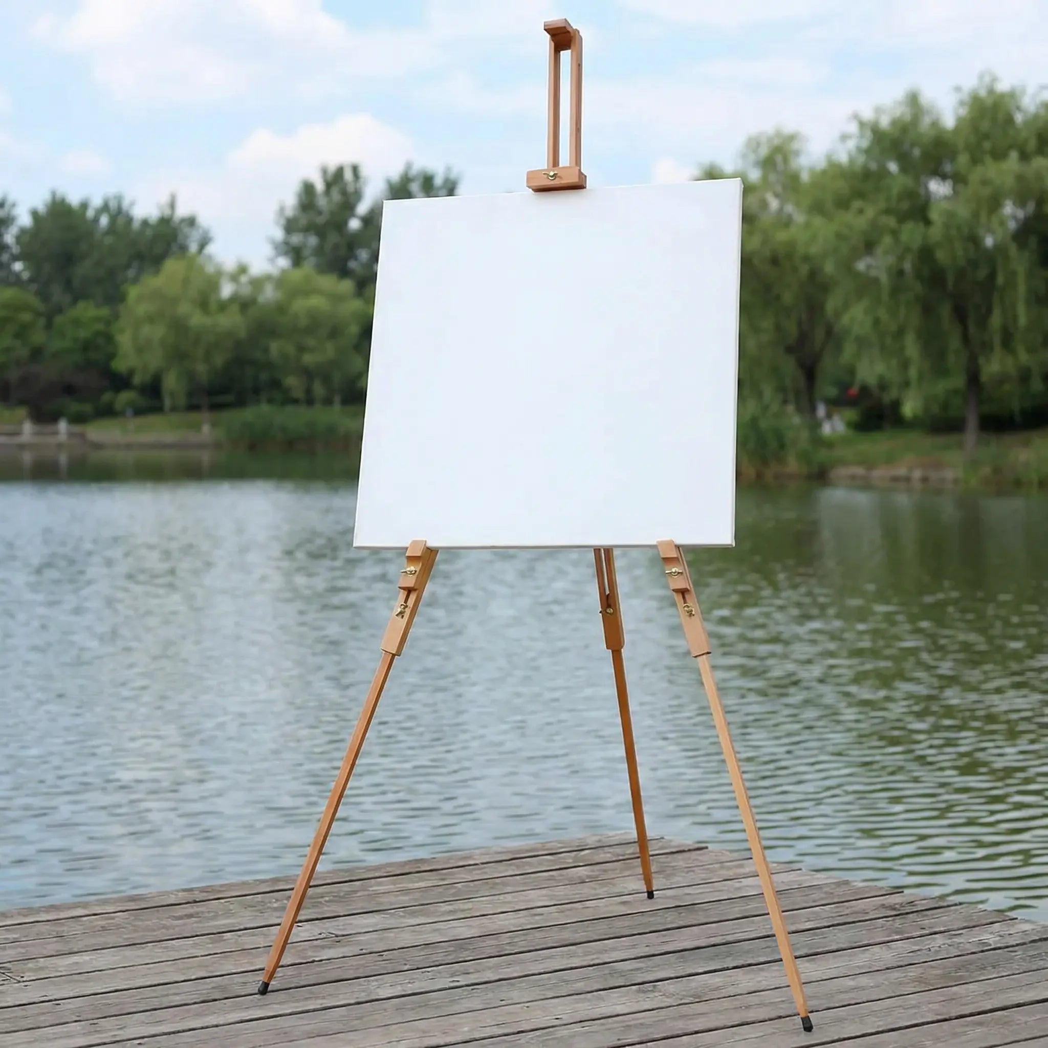 Chevalet en bois minimaliste 