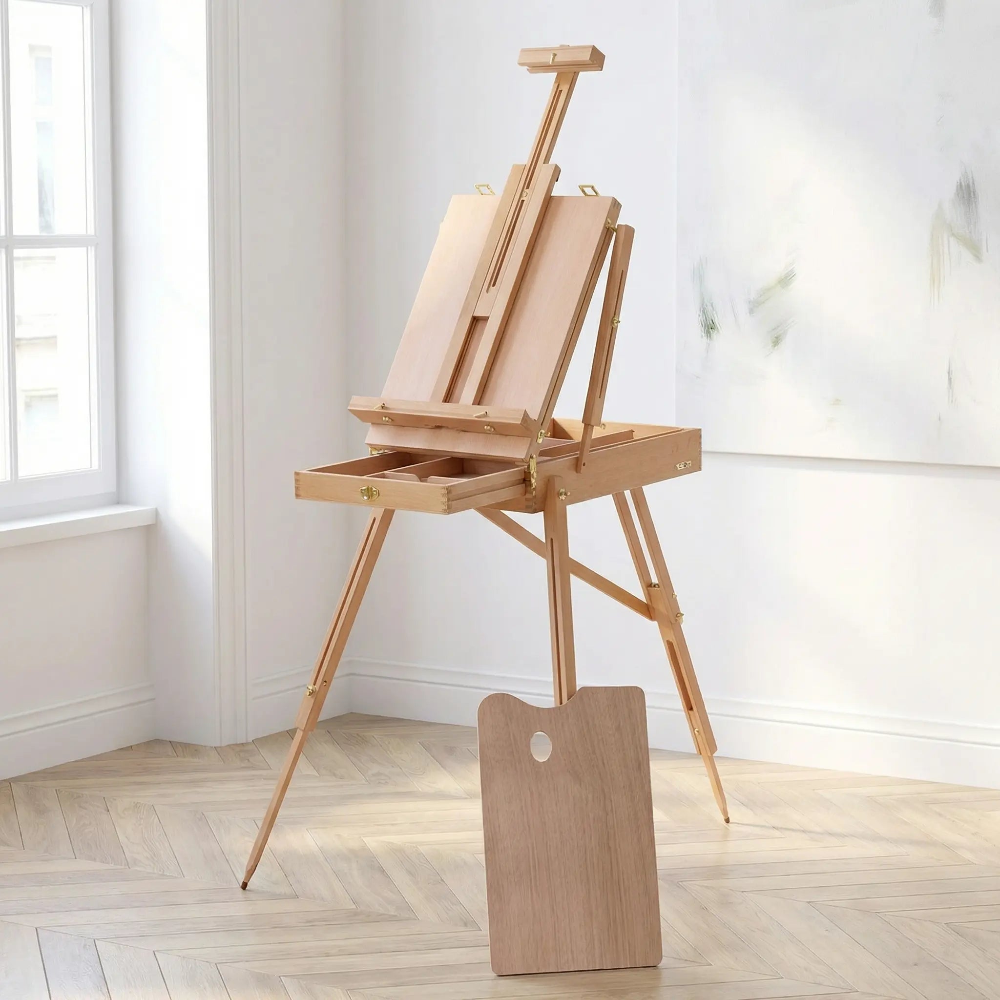 Chevalet en bois pliable 