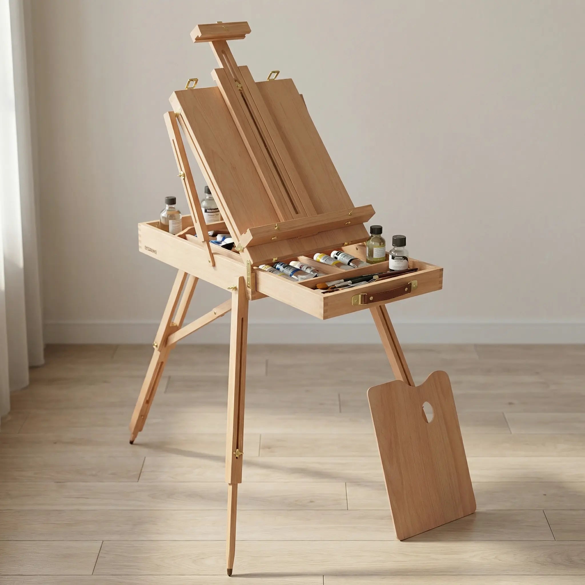 Chevalet en bois pliable 