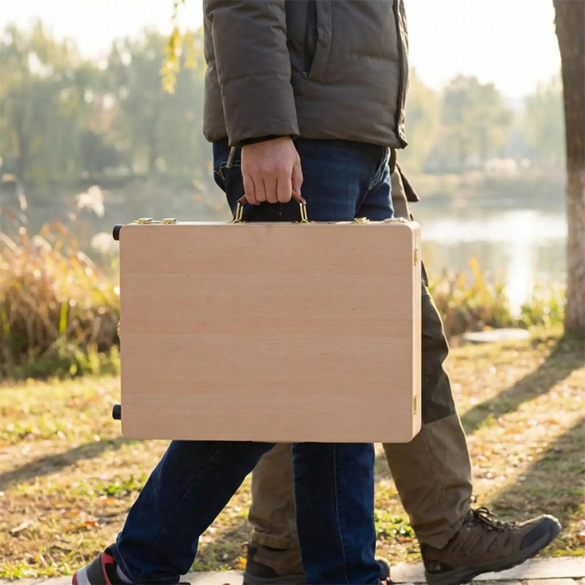 Chevalet en bois portable 