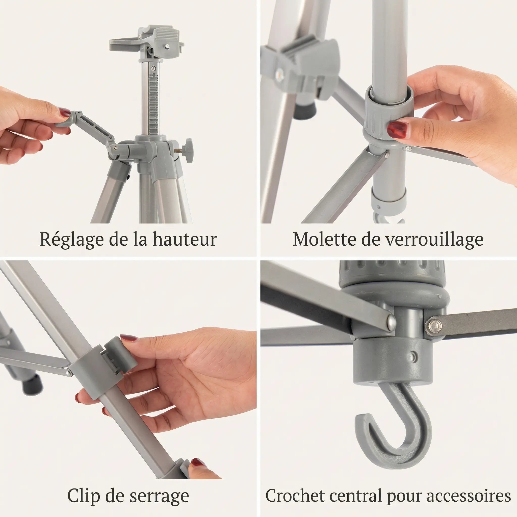 Chevalet métallique coloré 