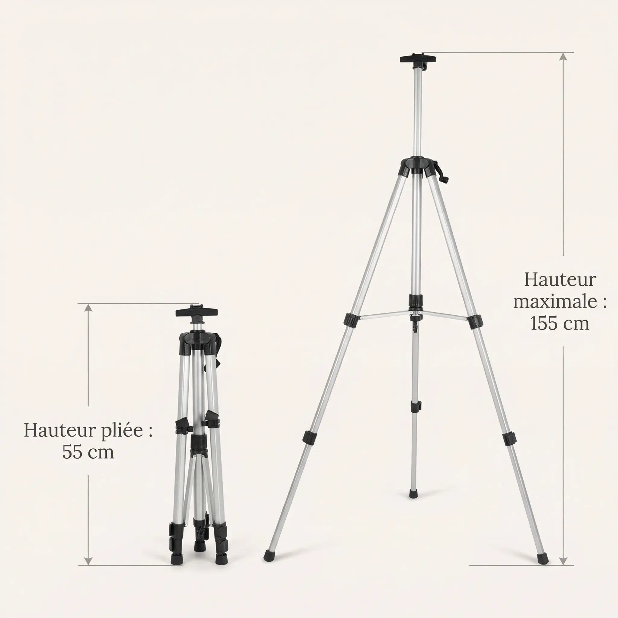 Chevalet métallique coloré 