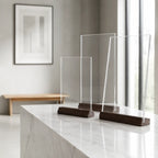 Chevalet plexiglass compact presentation