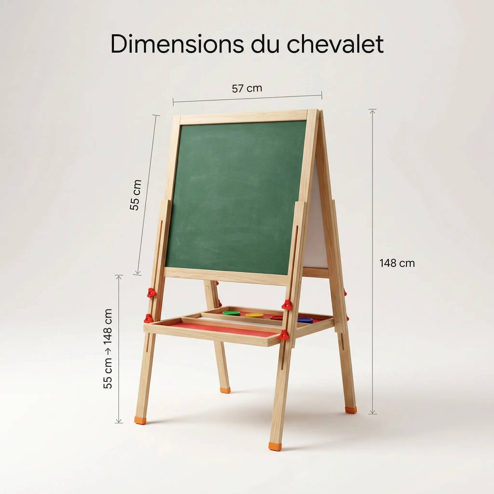 Chevalet pour enfant tableau 