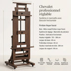 Chevalet professionnel réglable 