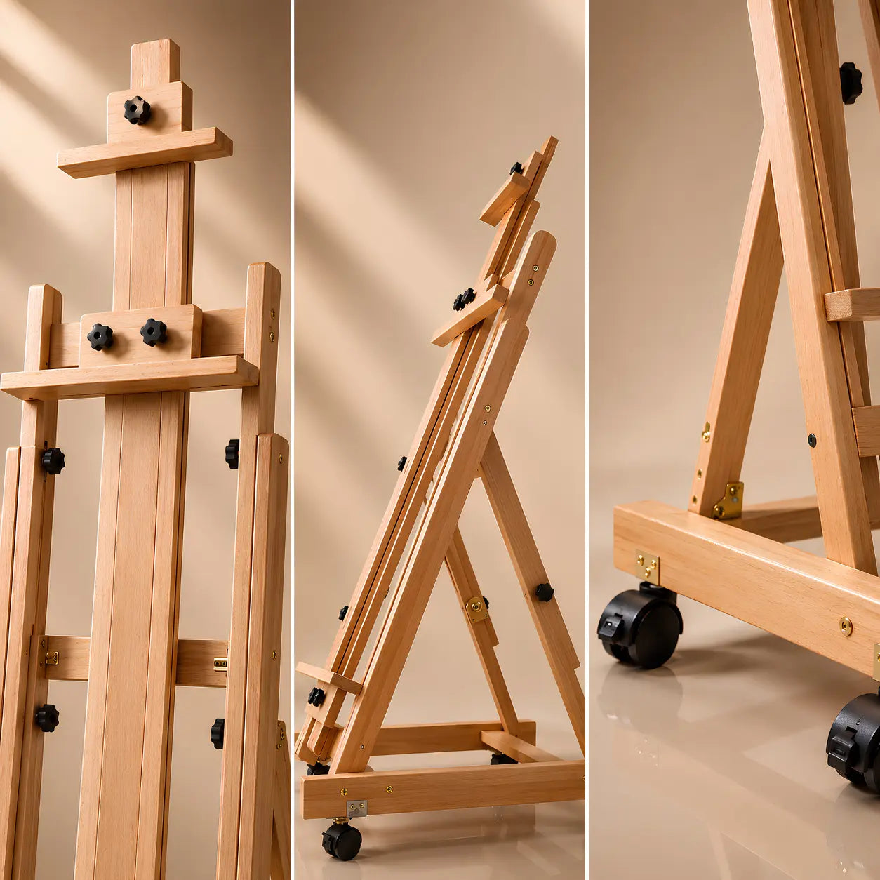 Chevalet a crémaillère professionnel en bois