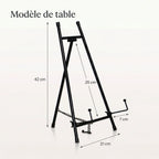 Chevalet d’exposition en métal pour mariage