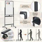 Chevalet de conférence à roulettes