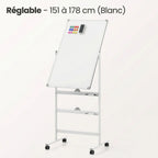 Chevalet de conférence à roulettes