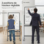 Chevalet de conférence à roulettes