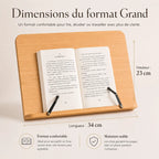 Chevalet de lecture en bois