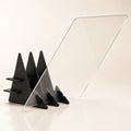 Chevalet de table avec écran transparent