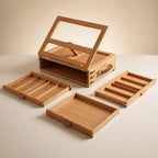 Chevalet de table avec tiroirs 