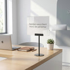 Chevalet de table d’exposition