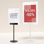 Chevalet de table d’exposition