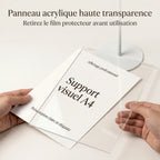 Chevalet de table d’exposition