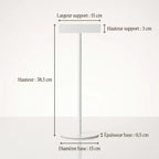 Chevalet de table d’exposition
