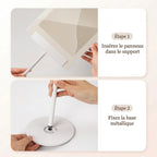 Chevalet de table d’exposition