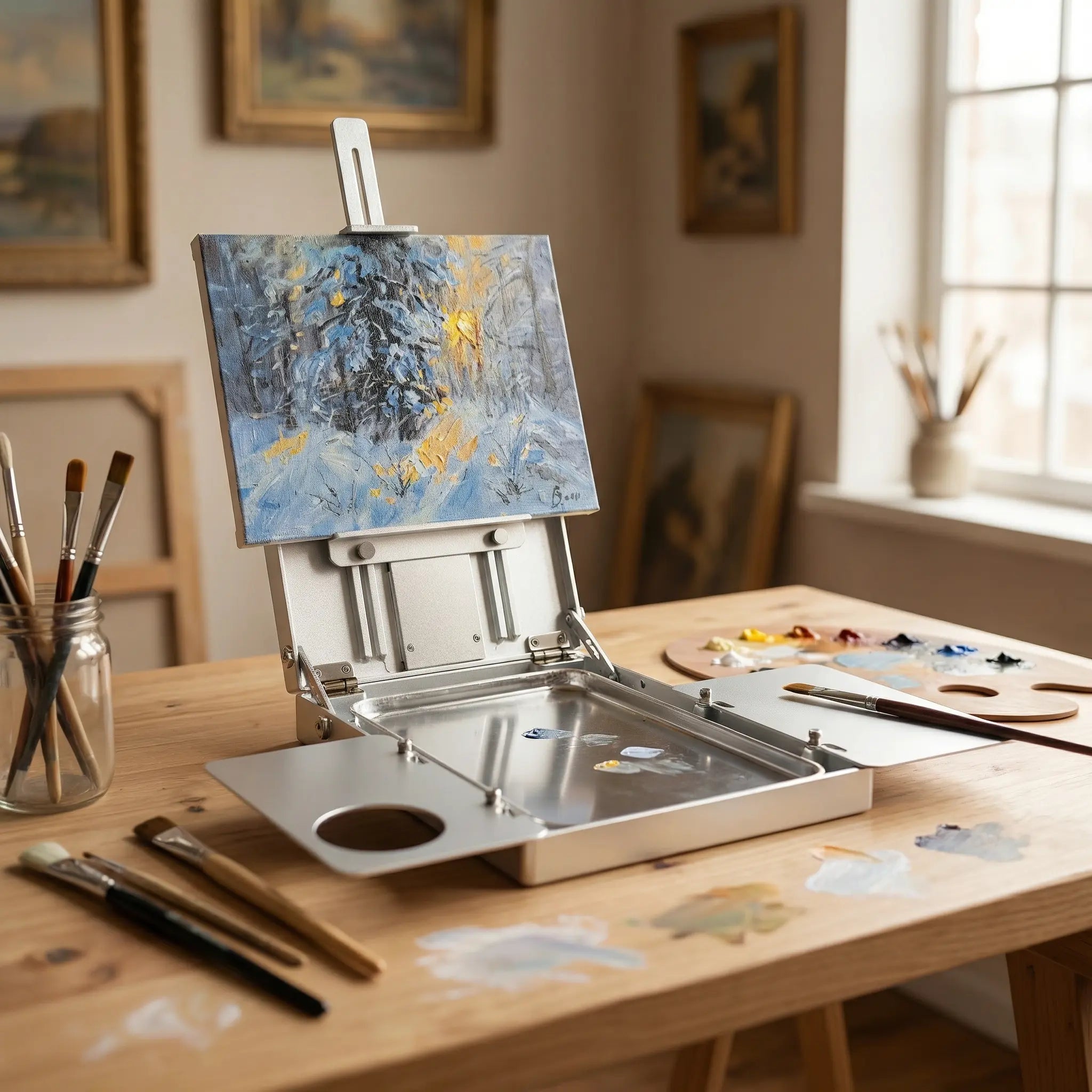 Chevalet de table en aluminium 