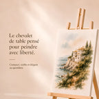Chevalet de table en bois de hêtre