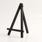 Chevalet de table en bois noir