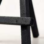 Chevalet de table en bois noir