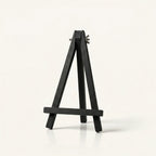 Chevalet de table en bois noir