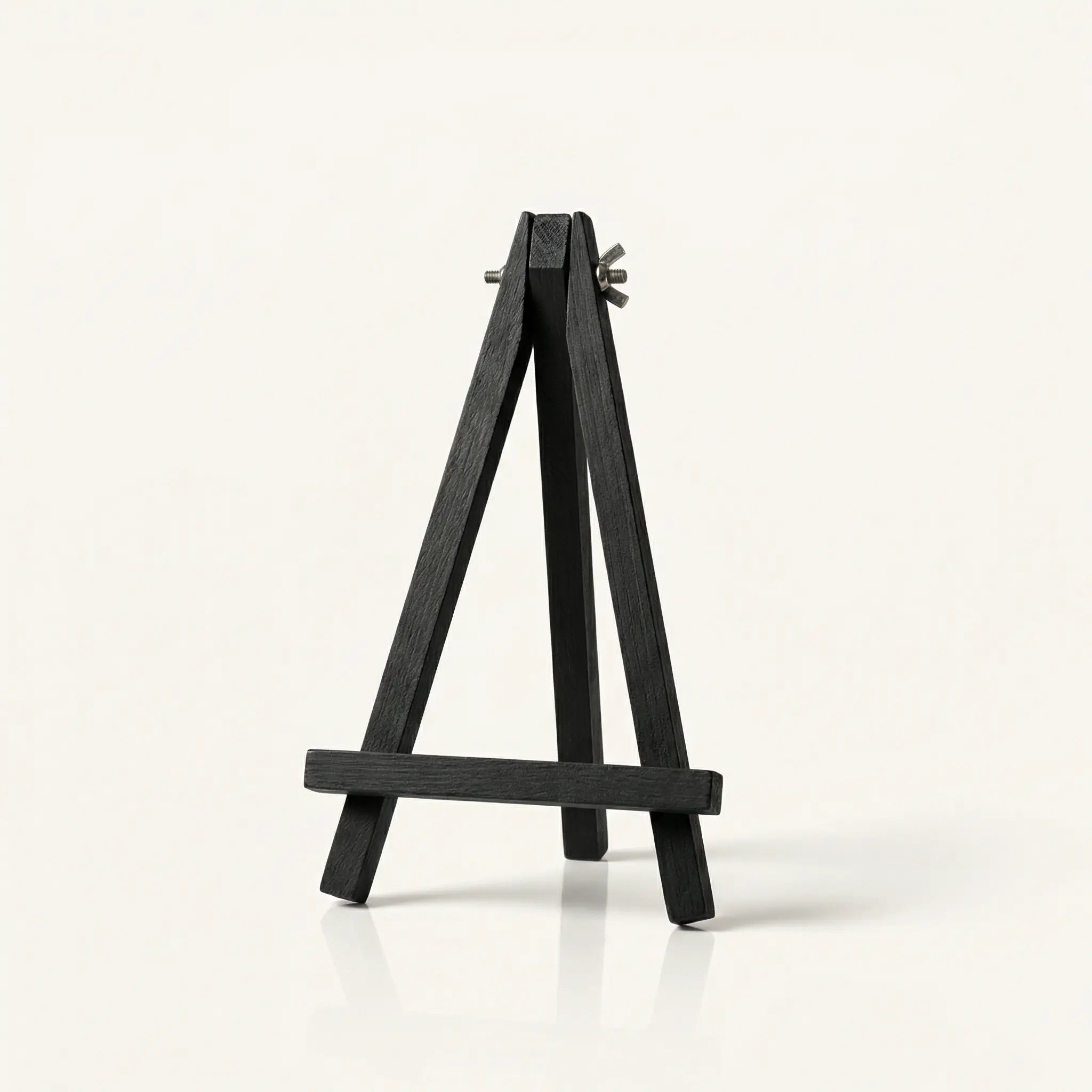 Chevalet de table en bois noir
