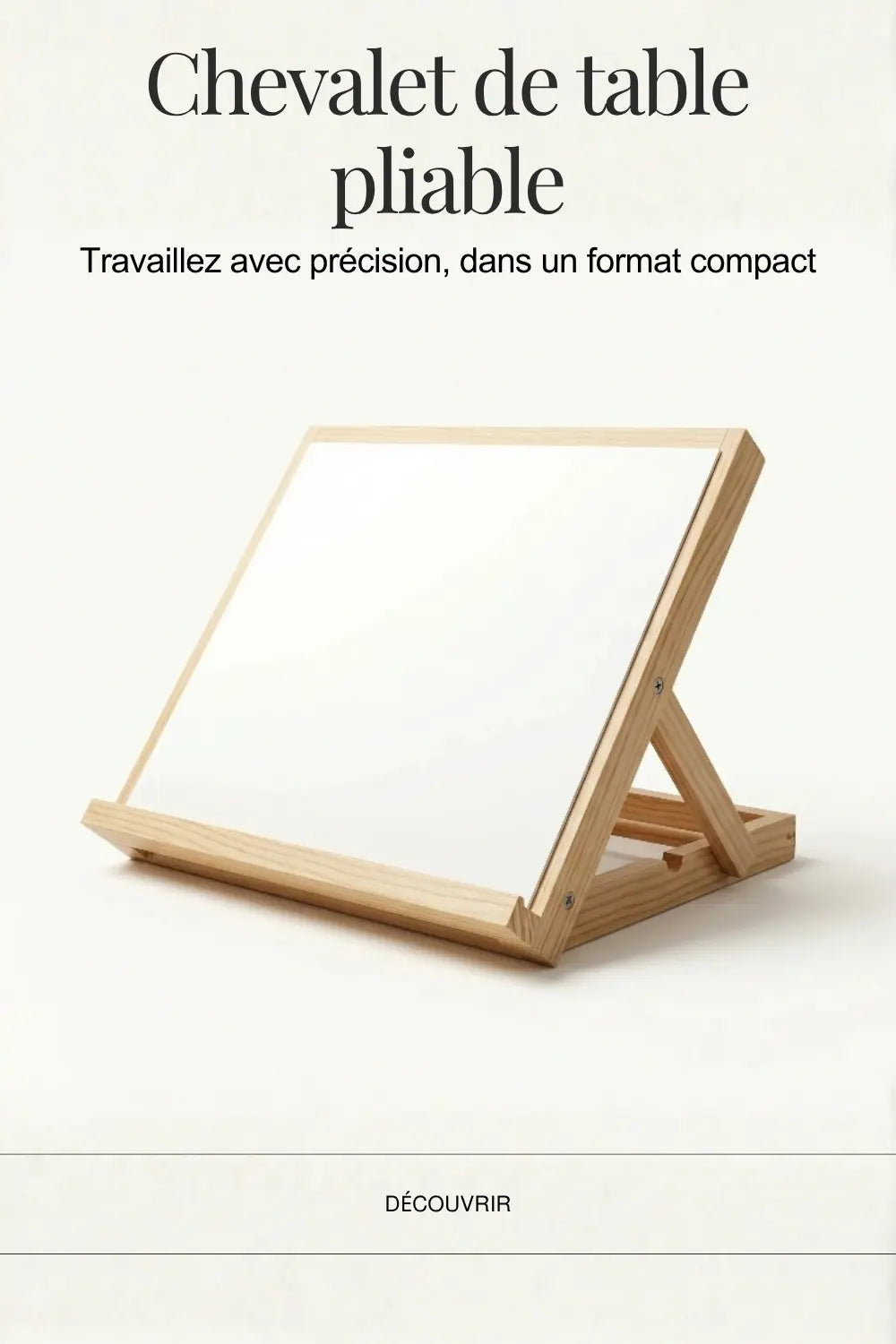 Chevalet de table pliable