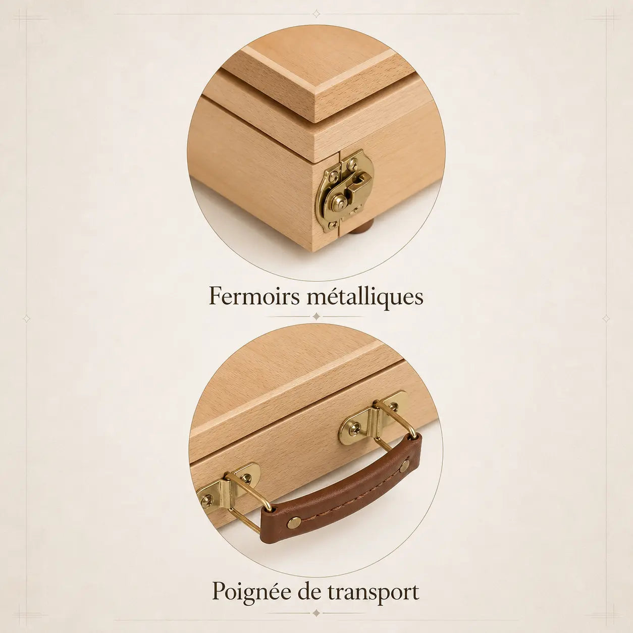 Chevalet de table pliable avec tiroir 