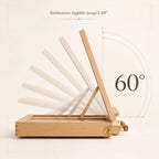 Chevalet de table pliable avec tiroir 