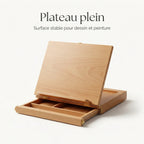 Chevalet de table pliable avec tiroir 